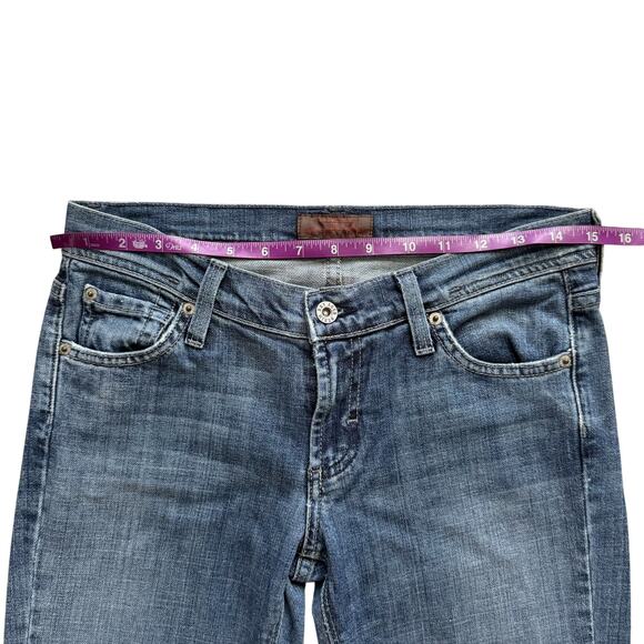 James Jeans Dry Aged Denim Women's Size 27 Y2K Vintage low rise bootcut 1247 - Picture 7 of 16